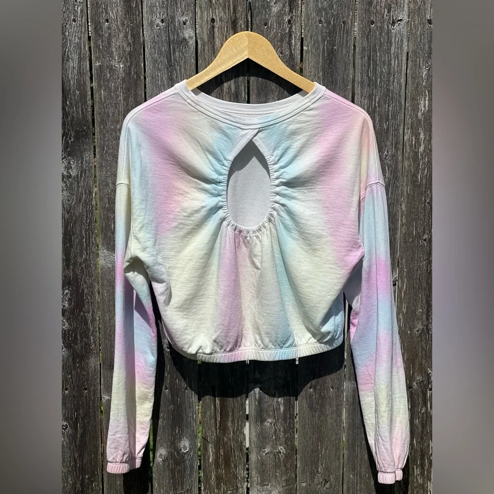Athleta Girl Sundown Cropped Sweatshirt